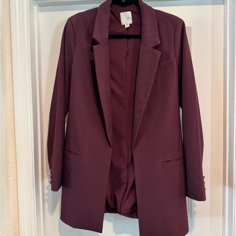 Joie Maroon Blazer